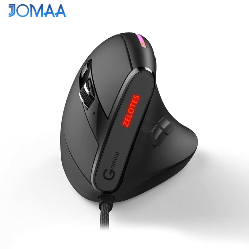 Gaming Console Buttons - JOMAA Mouse game berkabel RGB ergonomis,