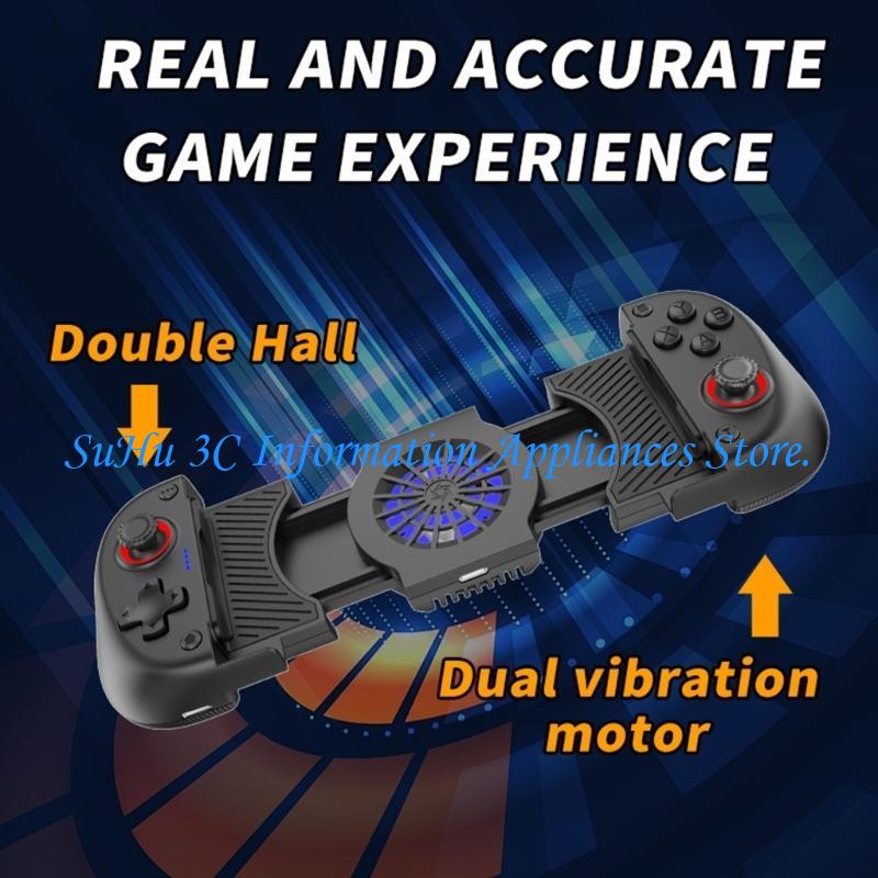 Gaming Console For Phone - Gamepad Ponsel Pengontrol Merenggang Joystick Efek