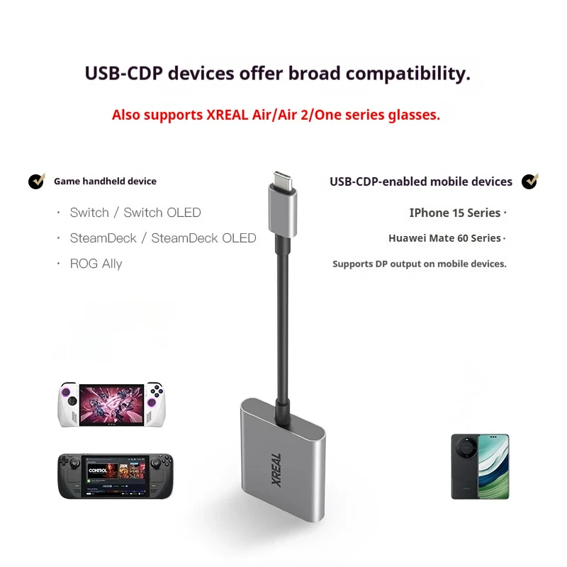 Adaptor USB-C XREAL Hub untuk  - Gaming Console Rog Ally ulasan dan harga