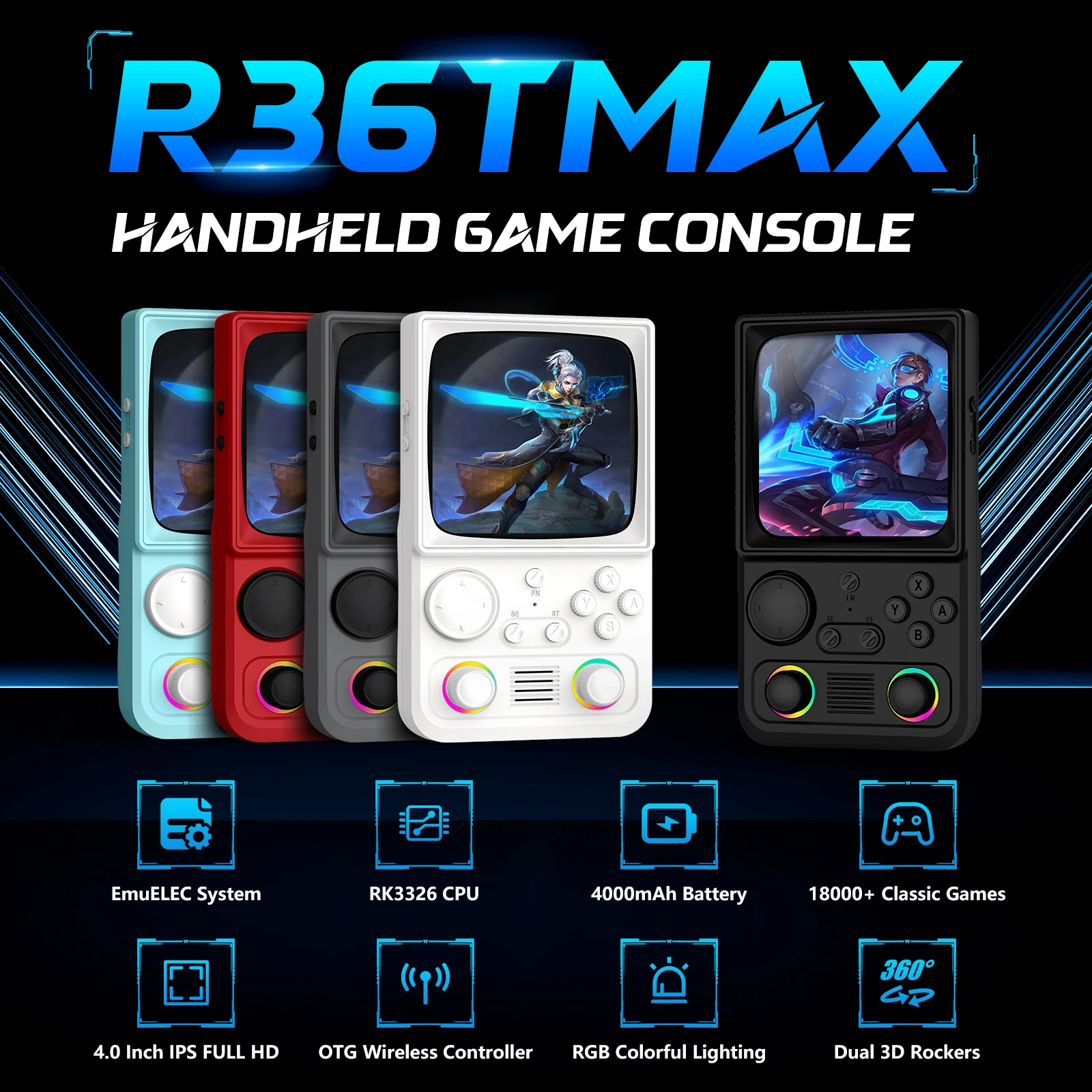 Konsol Game Genggam AiSLPC R40 - Gaming Console Under 5000 ulasan dan harga