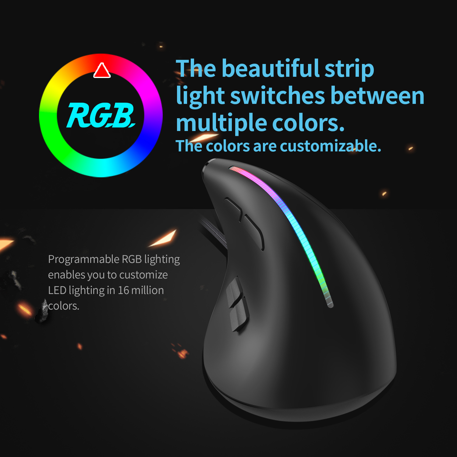 JOMAA Mouse game berkabel RGB  - Gaming Console Buttons ulasan dan harga