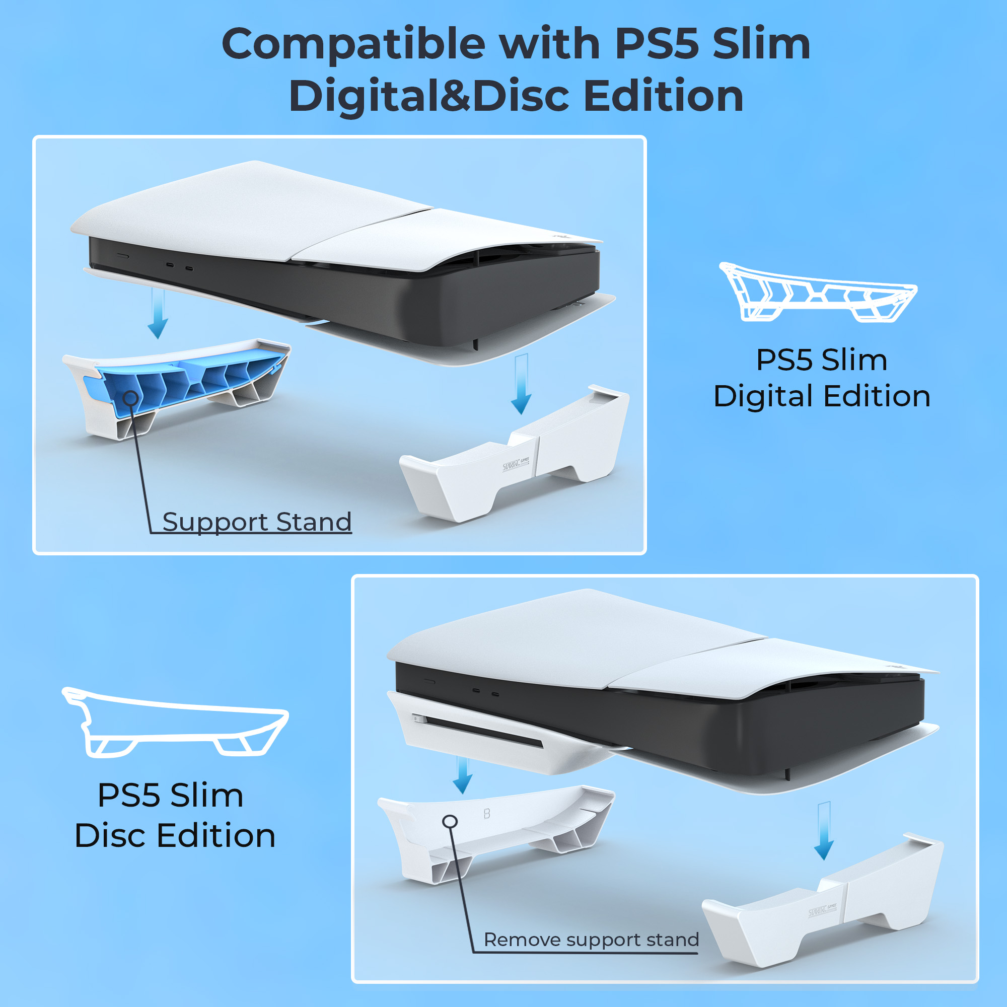 Penyangga Horizontal untuk Kon - Gaming Console Latest ulasan dan harga